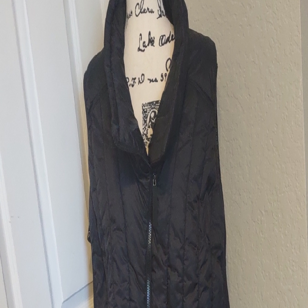 Calvin Klein Black performance Quilted Vest Plus Size 1X New - Picture 2 of 11